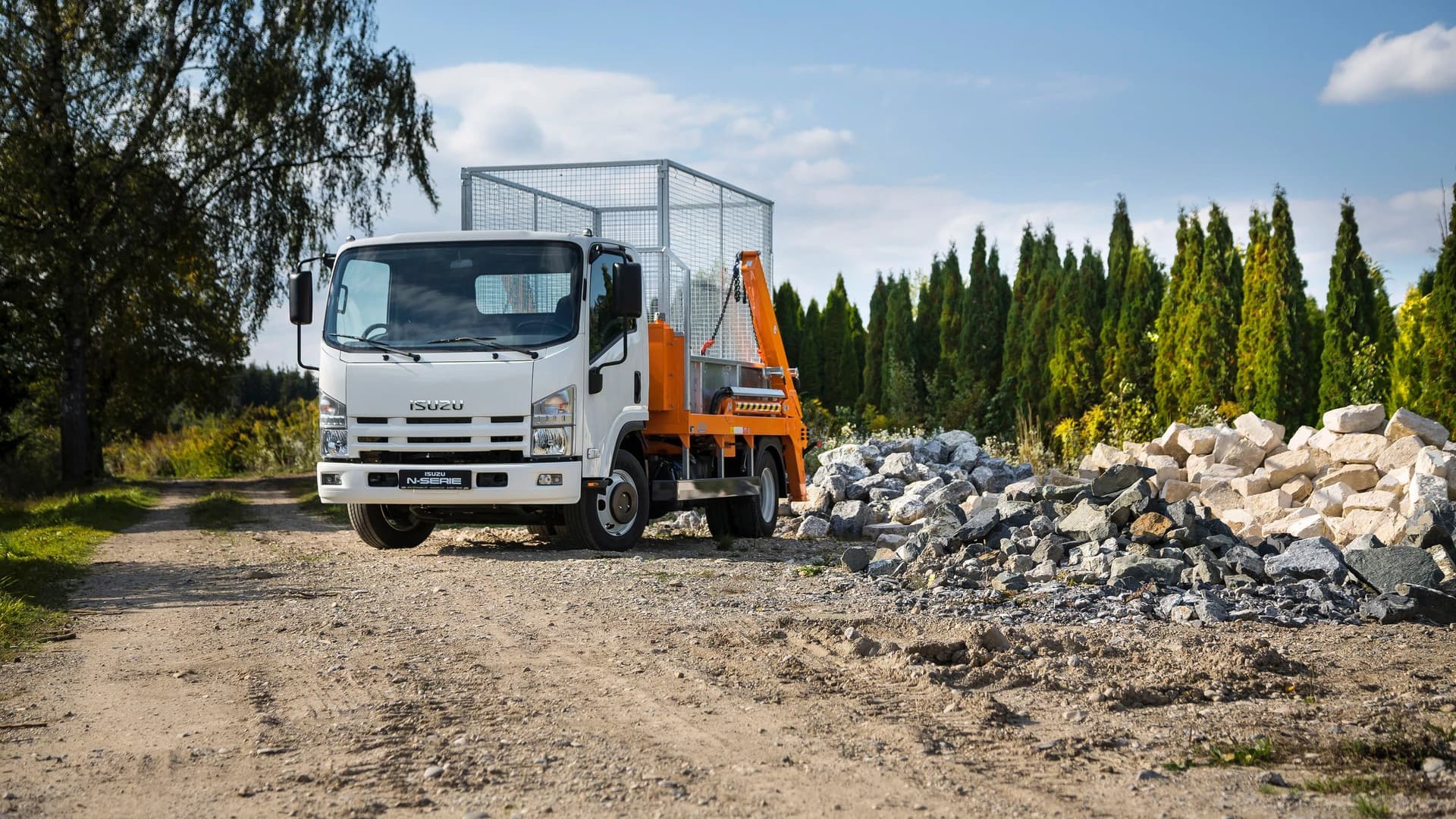 full picture of front view with trailer