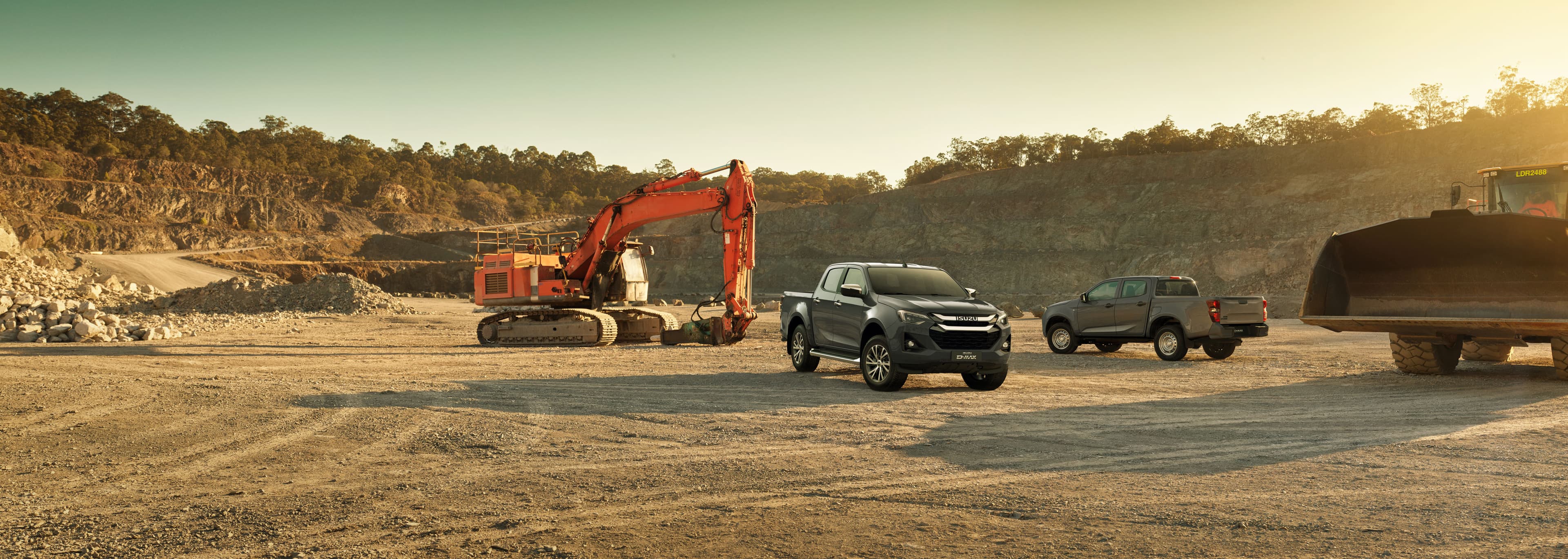 2 D-Max in a quarry